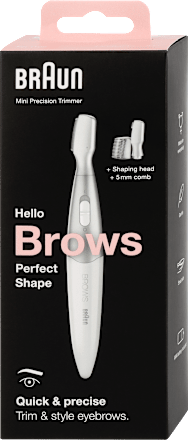 Hello Brows mini trimer za obrve Braun