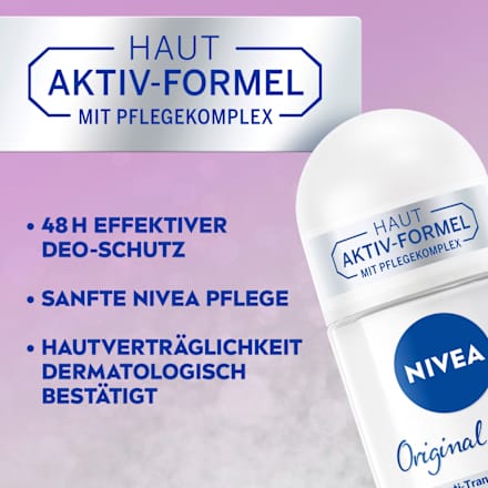 Antitranspirant Deo Roll-on pure & sensitive NIVEA