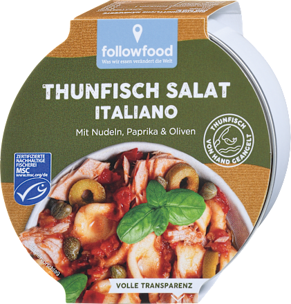 Tunina solata - Italijanska followfish