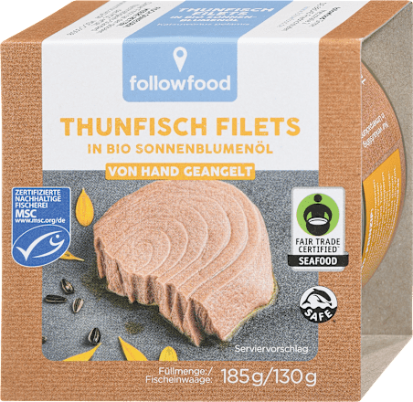 Tunin file v bio sončničnem olju followfood