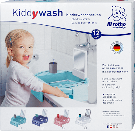 Kiddywash Kinderwaschbecken Weiß rotho babydesign