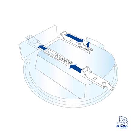 Kiddywash Kinderwaschbecken Weiß rotho babydesign