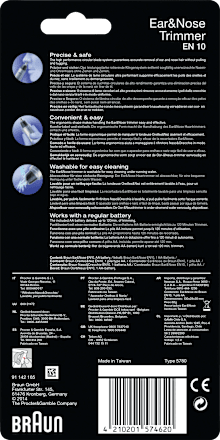  Nasen- & Ohrhaartrimmer EN 10 Braun