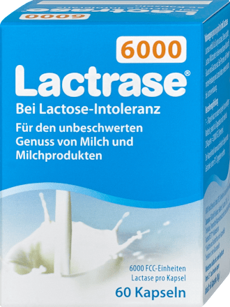 6000 bei Lactose-Intoleranz Kapseln Lactrase