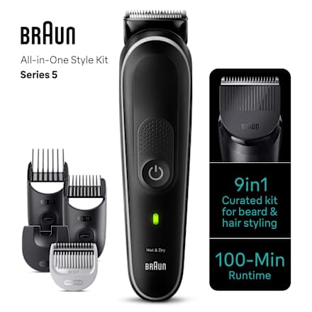 Holiaci strojček a zastrihávač 9v1 All-in-One Style Kit Series 5 MGK5420 Braun