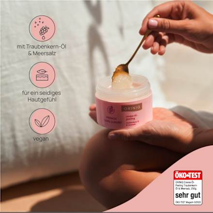 Körperpeeling Creme-Öl-Peeling French Grape Luxury ORINIQ