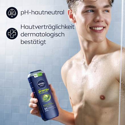 Duschgel Energy 3in1, Reisegröße NIVEA MEN