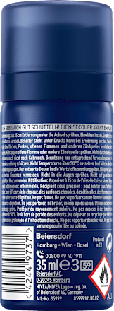 Antitranspirant Deospray Dry Active, Reisegröße NIVEA MEN