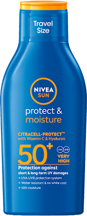 Loțiune Hidratantă cu Protecție Solară SPF 50 Sun Protect & Moisture NIVEA SUN