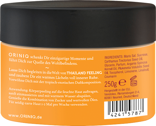 Körperpeeling Thailand Feeling ORINIQ