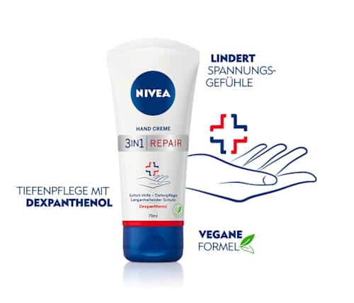 Handcreme 3in1 Repair NIVEA
