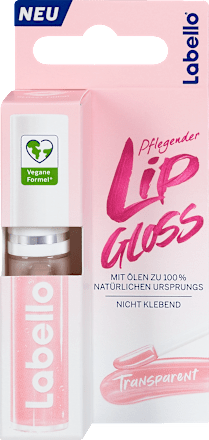 Lipgloss pflegend Transparent Labello