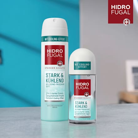 Antitranspirant Deo Roll-On Stark + Kühlend Hidrofugal