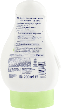 2în1 șampon și gel de duș pentru bebeluși, foca HiPP Babysanft
