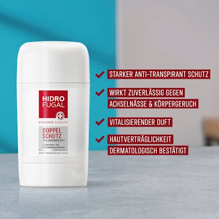 Antitranspirant Deostick Doppelschutz Hidrofugal