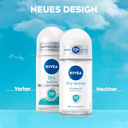 Deo Roll On Dry Active NIVEA