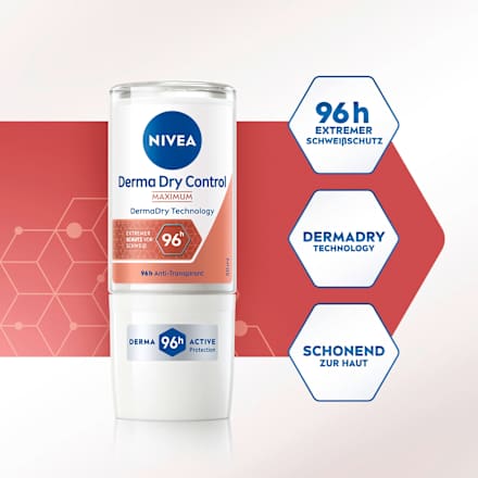 Anti-Transpirant Deo Roll On Derma Dry Control  NIVEA