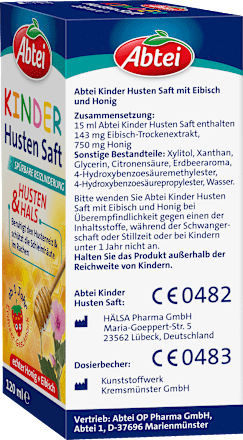 Sirup proti kašlju za otroke Abtei