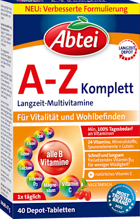 A-Z Komplett langzeit-Multivitamine Abtei