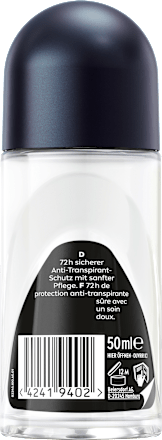 Antitranspirant Deo Roll-on Black & White Invisible Original NIVEA MEN