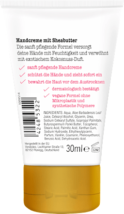 Handcreme my coconut island treaclemoon