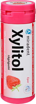 Rágógumi, eper ízű XYLITOL