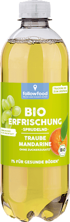 Erfrischungsgetränk, Traube-Mandarine followfood