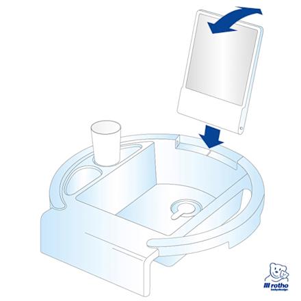 Kiddywash Kinderwaschbecken Weiß rotho babydesign