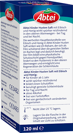 Sirup proti kašlju za otroke Abtei