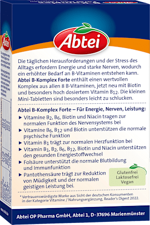 B-Komplex Forte Mini-Tabletten Abtei