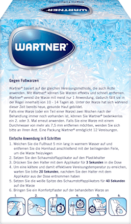 Warzen Entferner Vereisungsmethode gegen Fußwarzen Wartner