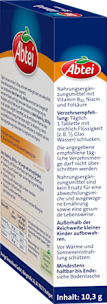 Vitamin B12 500 + Folsäure Mini-Tabletten Abtei