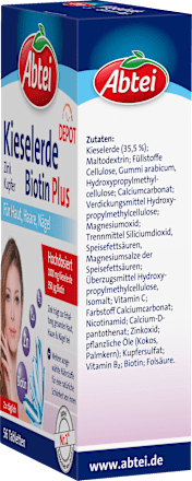 Kieselerde Biotin Plus Tabletten 56 St Abtei