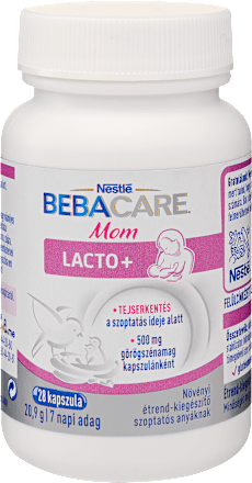 Növényi étrend-kiegészítő tabletta szoptatós anyáknak, Lacto+  Nestlé BEBACARE