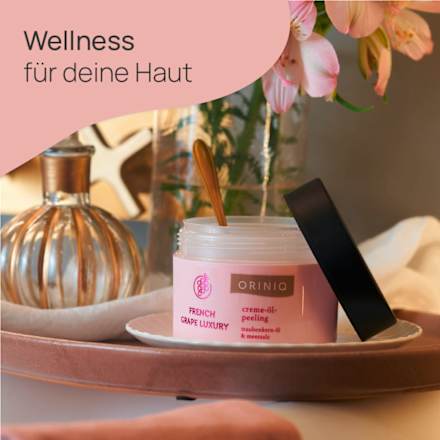 Körperpeeling Creme-Öl-Peeling French Grape Luxury ORINIQ