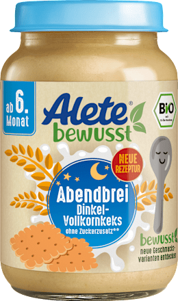 Abendbrei Dinkel Vollkornkeks ab dem 6. Monat Alete