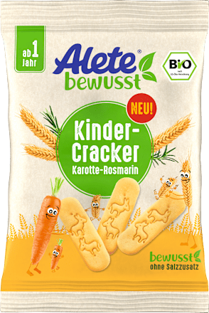 Kinderkekse Cracker Karotte-Rosmarin ab 1 Jahr Alete