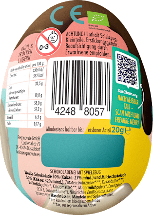 Schokoladenei mit Spielzeug WELTRETTERBANDE
