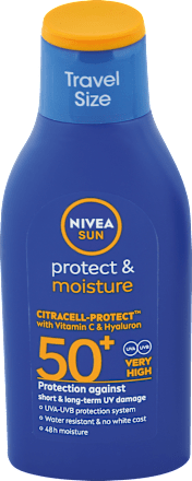 Mlieko na opaľovanie Protect & Moisture OF 50+ NIVEA SUN