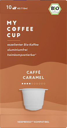 Kaffeekapseln, Caramel, kompostierbar My-CoffeeCup