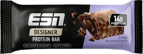 Proteinriegel Designer Bar, Fudge Brownie Geschmack ESN