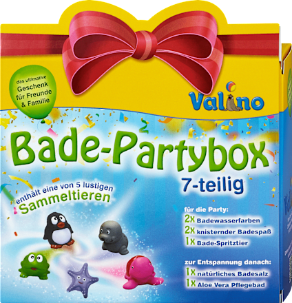 Geschenkset Bade-Partybox Valino