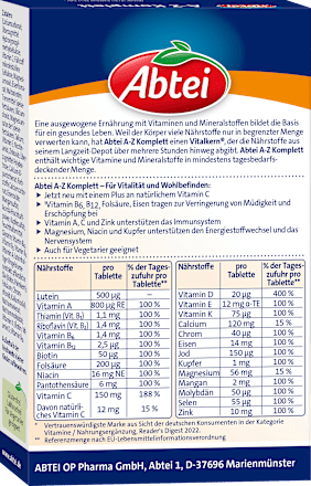 A-Z Komplett Tabletten 40 St  Abtei
