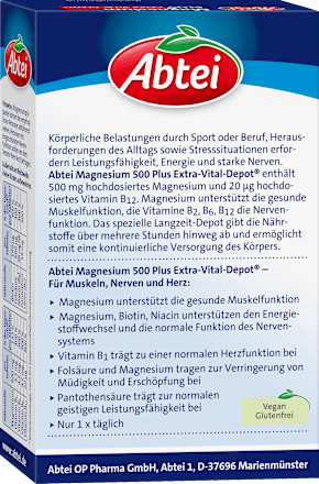 Magnesium 500 plus 42 St Abtei