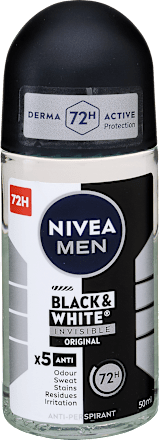 Deo roll-on Invisible for Black & White Original NIVEA MEN