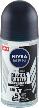 Black & White Invisible Original deo roll-on  NIVEA MEN