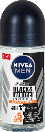 Black & White Invisible deo roll-on NIVEA MEN