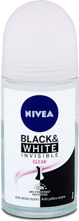 Black & White invisible deo roll-on Clear NIVEA