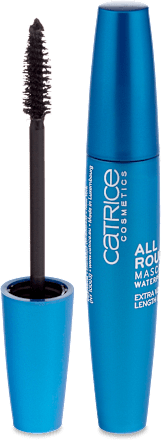 Водоустойчива спирала за обемни и извити мигли Allround - 010 Blackest Black  CATRICE