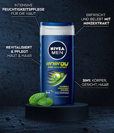 Duschgel Energy, Reisegröße NIVEA MEN